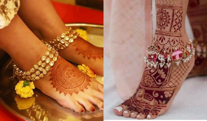 10+ Pin Worthy Anklet Designs For Your Upcoming Wedding! | Weddingplz