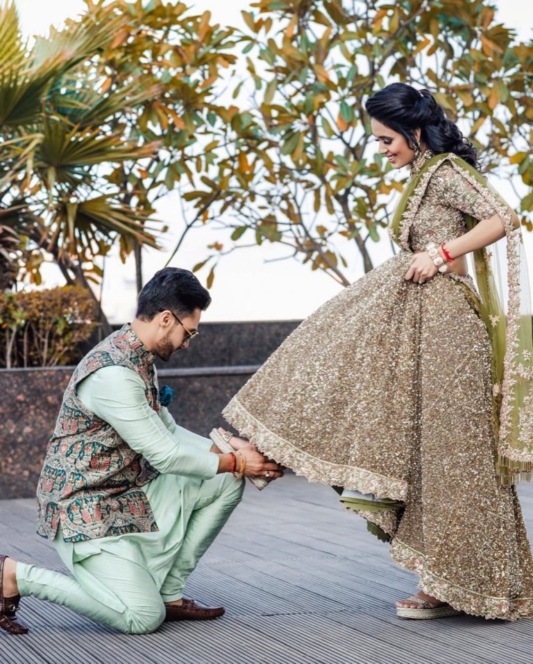 footwear for wedding gowns