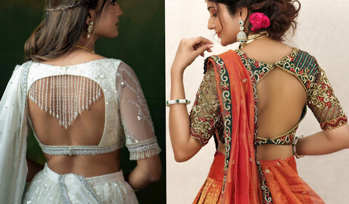 Captivating Bridal Blouse Back Designs