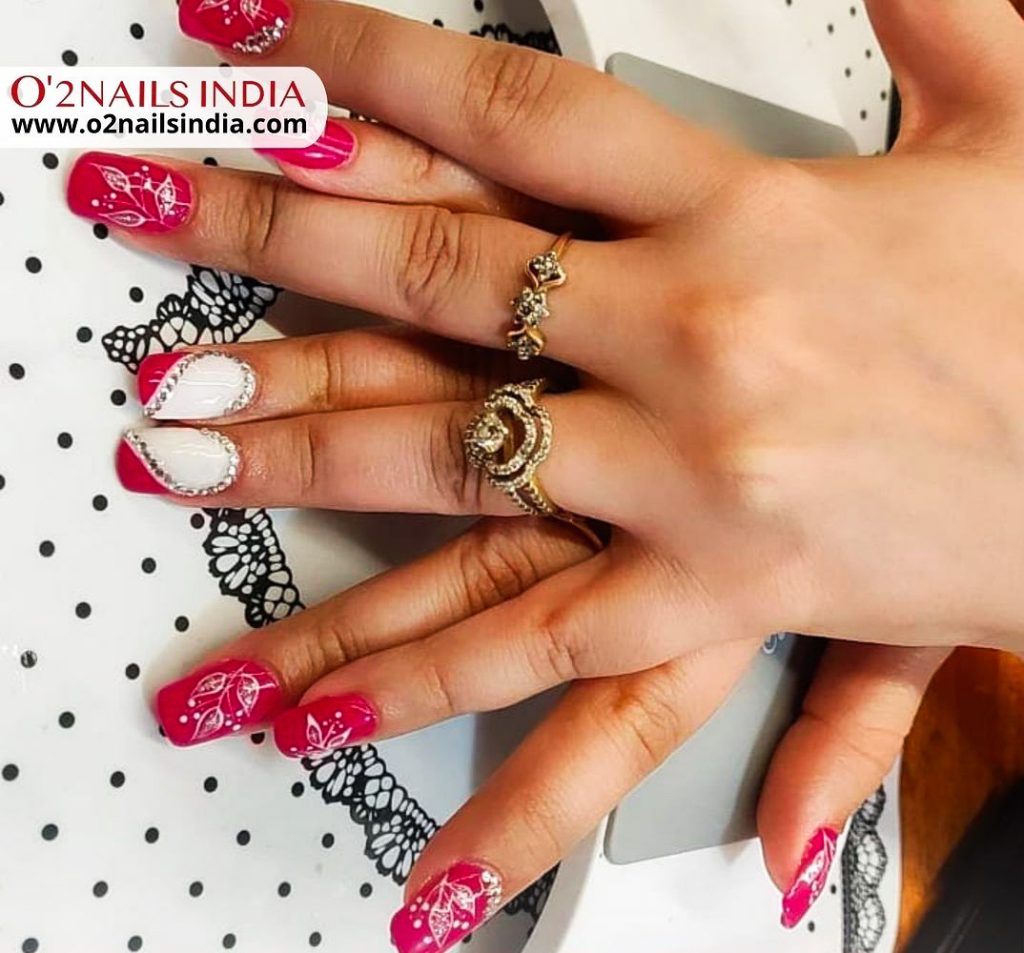 Indian bridal nailart - requested - YouTube