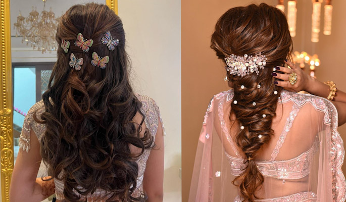 15 Indian Bridal Hairstyles With Flowers - Candy Crow