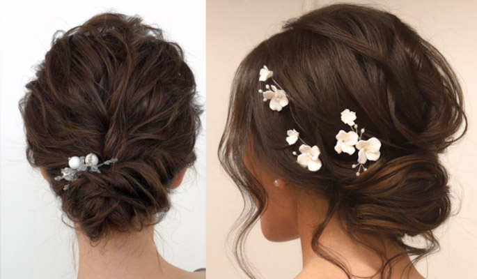 53 Best Wedding Hairstyles For 2023 Brides : Puff Pony