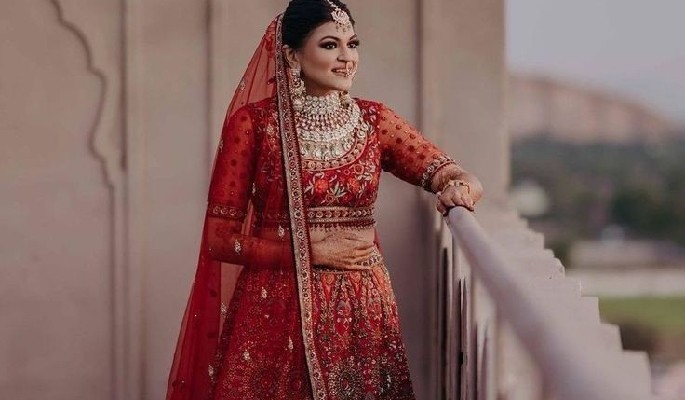 Bridal outfit hot sale