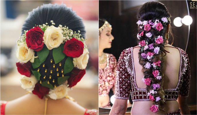 5 Easy & Quick Flower Hairstyles for weddings