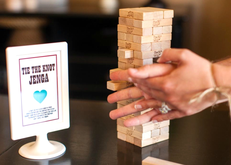 jenga wedding game