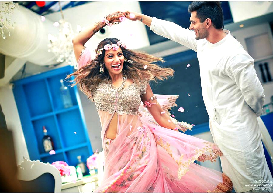 mehndi wedding karan bipasha