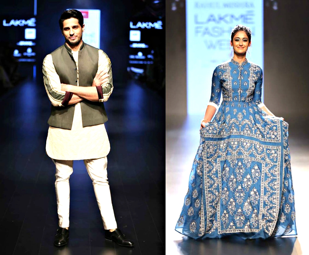 siddarth and illeana lakme fashion week