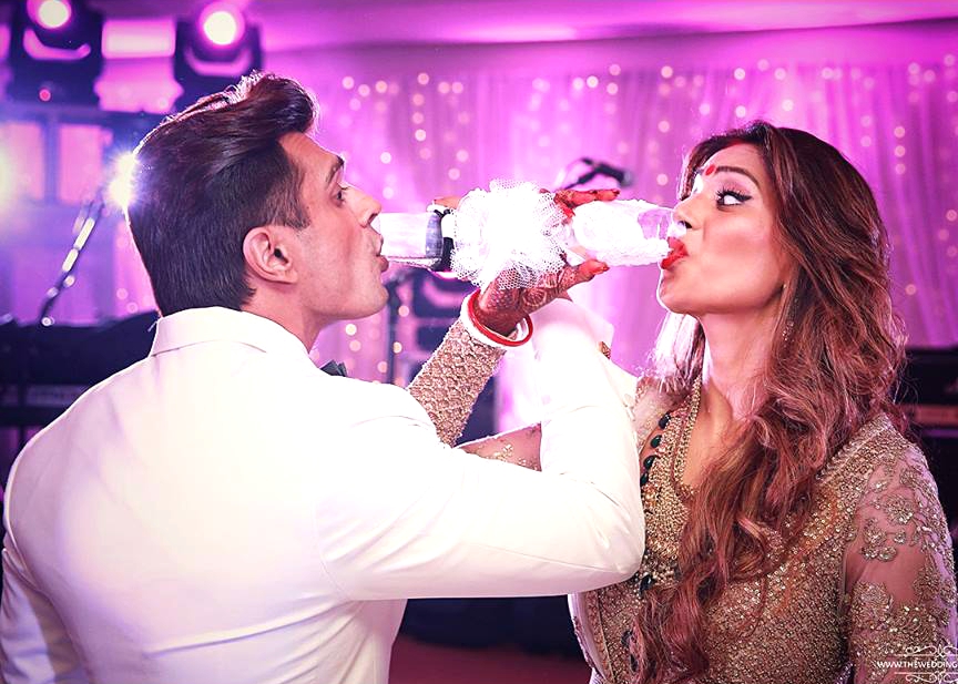 weddingcake bipasha karan